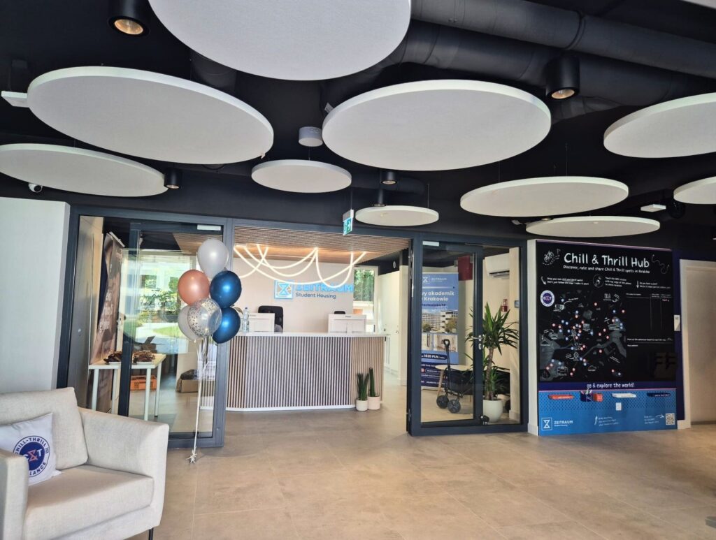 ZEITRAUM Racławicka w Krakowie – nowoczesny akademik z częścią apartamentową na wynajem zrealizowany przez Activ Investment dla ZEITGEIST Asset Management