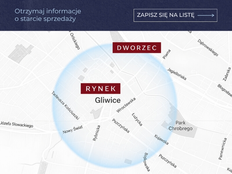 Nowe mieszkania w centrum Gliwic, blisko Rynku i dworca. Activ Investment